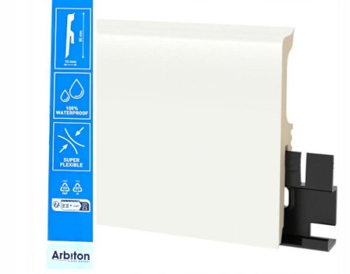 Arbiton PVC лента 15 х 80, дължина 220 см, бяла