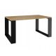  TopEshop Модерна правоъгълна холна маса 90 x 58 x 50 см, занаятчийски дъб