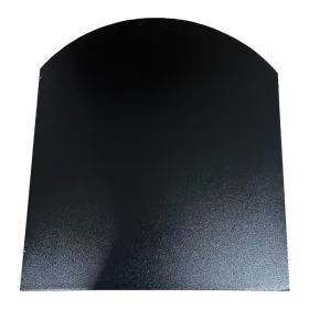   Тава за печка 80 х 90 см - черна - полукръг