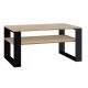  TopEshop Модерна правоъгълна холна маса 90 x 58 x 50 см, дъб сонома