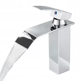   Подов кран за умивалник Forb DBWF01FA Modern Waterfall, хром