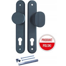   Steelfence дръжка за вратички и портали, дълга, планка с отвор за вложка