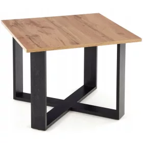    Halmar Cross квадратна пейка 67 x 67 x 50 см дъб вотан