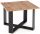  Halmar Cross квадратна пейка 67 x 67 x 50 см дъб вотан