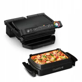    Контактна електрическа скара Tefal GC714834 OptiGril+ черна 2000 W