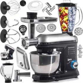    Ravanson RP1500 2500 W кухненски робот черен
