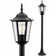 Стълбове за осветление - Стълб за осветление Lumiled Bellis E27 110см черен