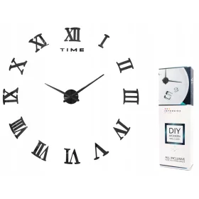   Часа - стенен часовник iINTERSIDE черен 130см