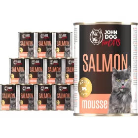    John Dog for Cats мокра храна сьомга 0,4 кг