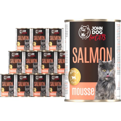  John Dog for Cats мокра храна сьомга 0,4 кг