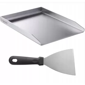    Грил плоча от неръждаема стомана Smartpeas правоъгълна 30 х 20 см