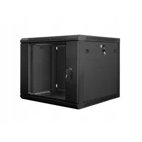  Стенен шкаф 19 9U 600x600 Lanberg WF01-6609-10B