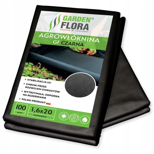 Агротекстил - Агротекстил за мулчиране (против плевели) GF Agro черен 160 x 2000 cm 100 g/m²