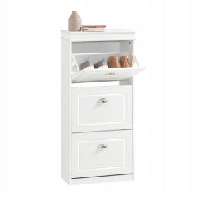  Шкаф за обувки SoBuy 24 x 117 x 53 cm бял