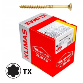   Дърводелски винтове за дърво 4.5X80 Torx 250 бр