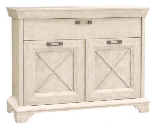  Скрин Forte KASHMIR 123 x 48 x 96 см бял мат