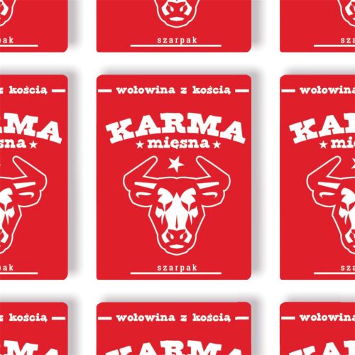  10 кг замразено говеждо с кости за кучета Телешки кубчета BARF Диетична храна