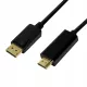  DisplayPort - HDMI кабел LogiLink CV0126 1 м черен