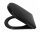 Тоалетна седалка Estiva Fast New Black, черен полипропилен
