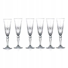   Чаши за вино - Чаши за шампанско Fl1 Melodia прозрачни 160мл 6 бр.