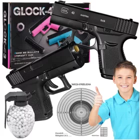    GLOCK 43 МЕТАЛЕН ПИСТОЛЕТ 6 ММ ASG ТОПЧЕТА