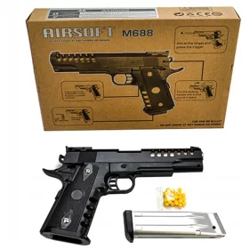   МЕТАЛНА ПУШКА С СЪРШИ ПИСТОЛЕТ COLT MPK-688