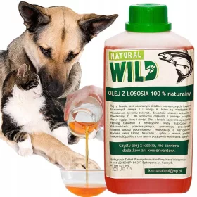    Масла и мазнини за котки, за кучета Natural Wild oil 1000 гр