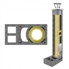   Изолирана коминна система комплект fi 200 7m +3W