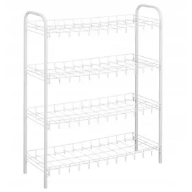 Шкаф за обувки Metaltex 23 x 80 x 64 см бял