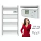 Радиатор за баня Kingfisher 500 W 550 x 980 мм бял