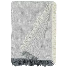  Одеяло - Памучно покривало Supreme Style 180 см x 260 см, кремаво, нюанси на сивото