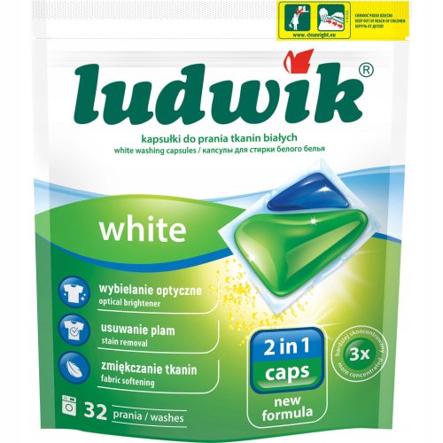  LUDWIK 2в1 Бяло пране на капсули 32 бр.