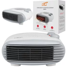    Вентилаторна печка LTC 2000 W, бяла, сива