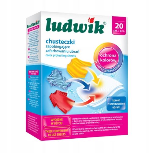  Ludwik Кърпи за пране против оцветяване 20 бр