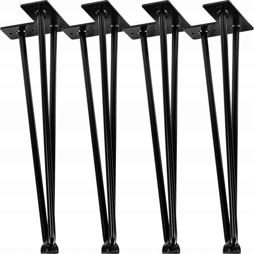  4x МЕТАЛНИ КРАКА ЗА МАСА КРАКА ЗА ФИБИ 40 СМ 3 РЕШЕТКИ