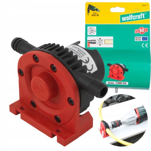  Помпа Wolfcraft 600 W 1001 - 1600 л/ч