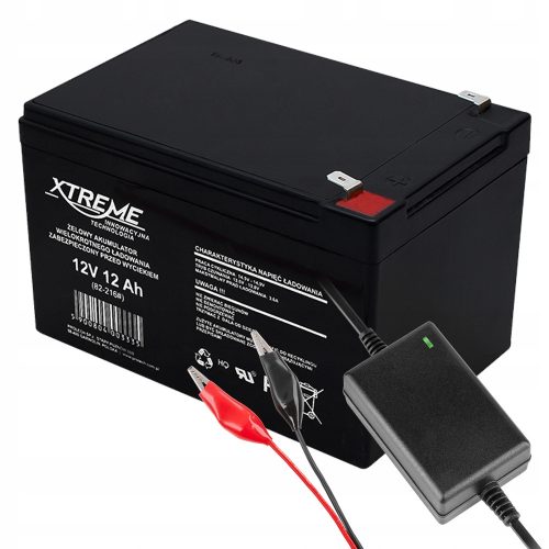  AGM БАТЕРИЯ 12V 12Ah HQ TOYS ЗАРЯДНО ЗА ВЕЛОСИПЕД