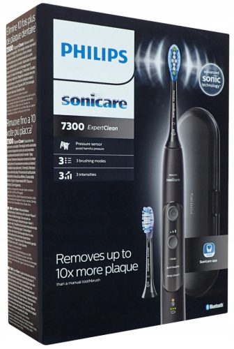  Електрическа четка за зъби Philips Expert Clean 7300, черна
