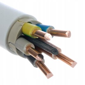   Кръгъл електрически и инсталационен кабел YDY Digma 5 x 4