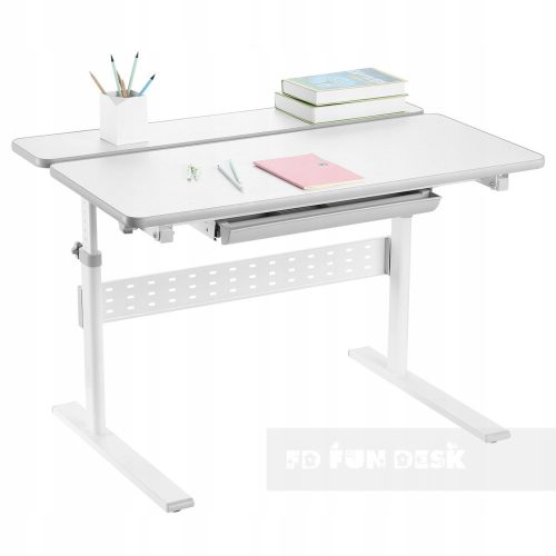  Бюро FunDesk 95 x 66 x 54 см нюанси на сивото