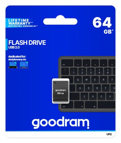  GOODRAM UPI2 флашка 64 GB USB 2.0 черна