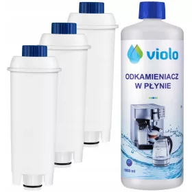 3x DELONGHI Espresso Machine Filter Decaler 1000 мл