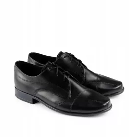    Черни обувки за причастие за момче KBC-011 - 35