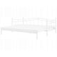  Двойно метално легло Beliani Metal Bed Frame Bedroom Frame 80x200 бяло