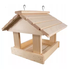   Хранилки за птици - Здрава дървена хранилка за птици