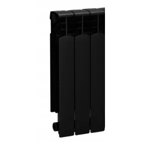   Алуминиев радиатор KFA 336 W черен 240 x 573 x 90 mm - странична връзка
