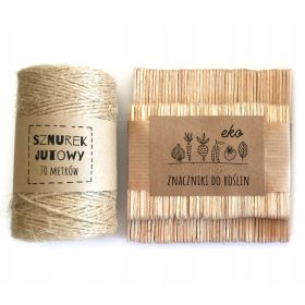    Мини маркери за растения, еко дървени табели