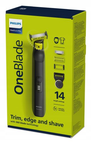  Тример за самобръсначка Philips One Blade Pro 360 Face+Body QP6541/15