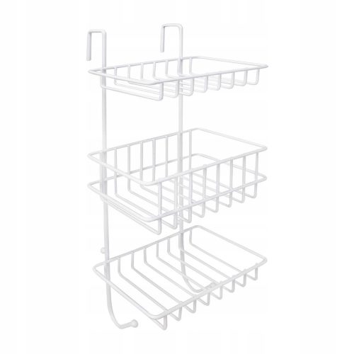  AWD Вътрешна етажерка за баня 570 x 225 x 135 mm бяла