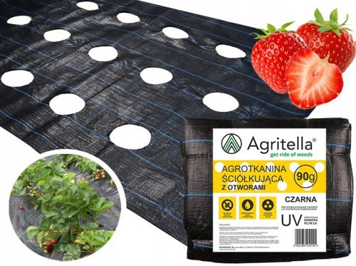 Агротекстил - Мулчираща тъкан Agrotella (против плевели) Agritella черна 320 x 1000 cm 90 g/m²